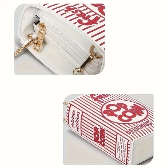 Popcorn Novelty Crossbody Bag 🍿 - Picture 10 of 11